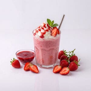 Çilekli Milkshake